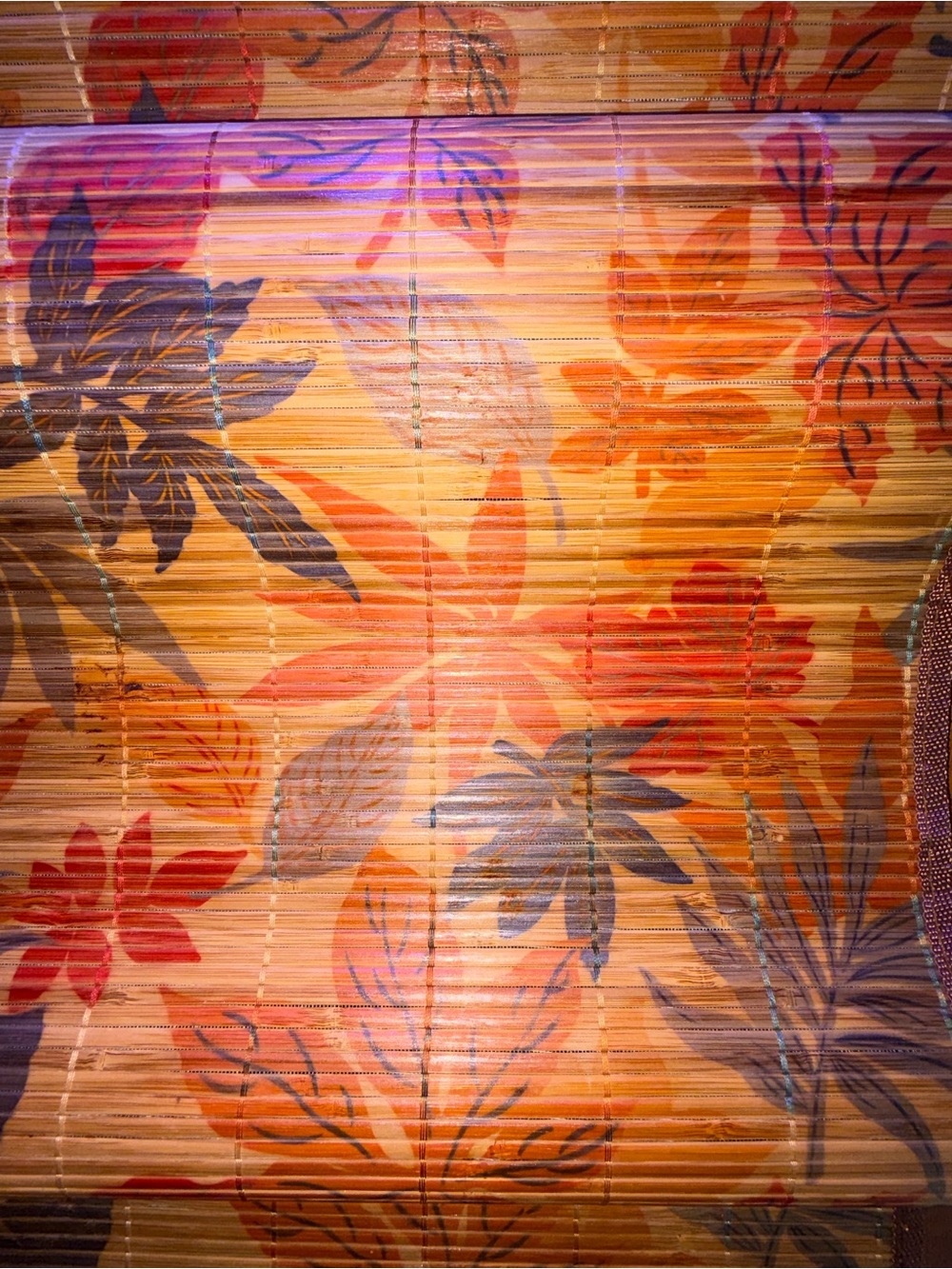 Fall Leaves Bamboo Table Runner